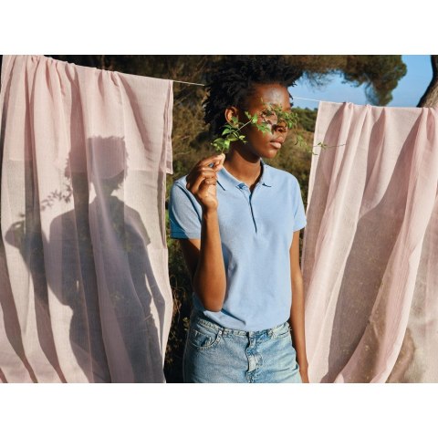 Damska koszulka polo Iqoniq Yosemite, tkanina pique z bawełny z recyklingu