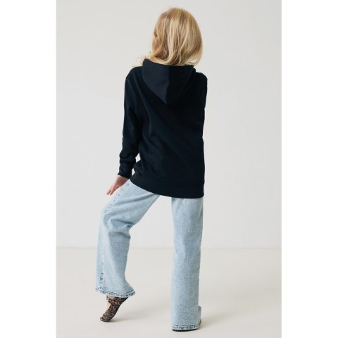 Dziecięca bluza z kapturem i kieszeniami Iqoniq Yengo z bawełny z recyklingu