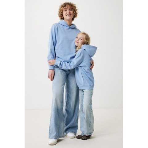 Dziecięca bluza z kapturem i kieszeniami Iqoniq Yengo z bawełny z recyklingu