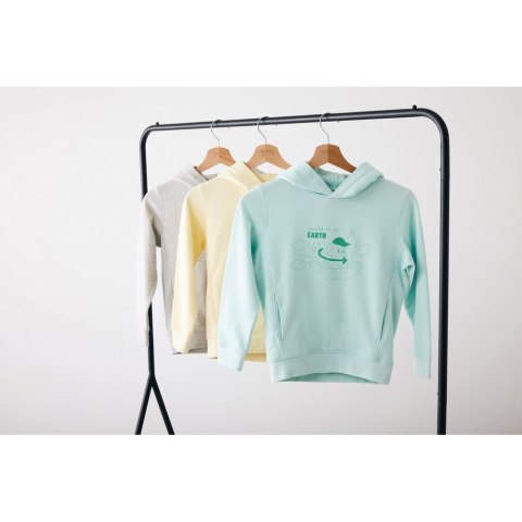 Dziecięca bluza z kapturem i kieszeniami Iqoniq Yengo z bawełny z recyklingu