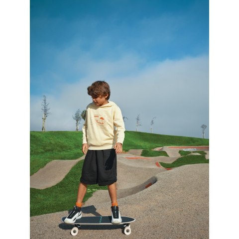 Dziecięca bluza z kapturem i kieszeniami Iqoniq Yengo z bawełny z recyklingu