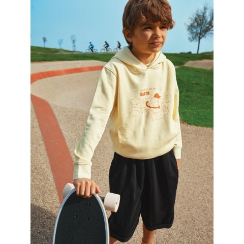 Dziecięca bluza z kapturem i kieszeniami Iqoniq Yengo z bawełny z recyklingu