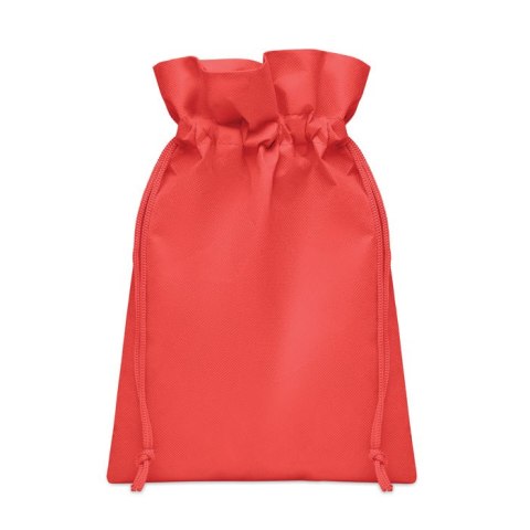 Mała torba prezentowa z RPET czerwony