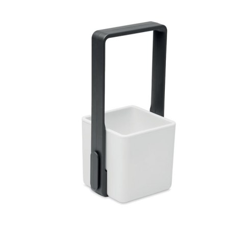 Ogródek z oświetleniem LED biały