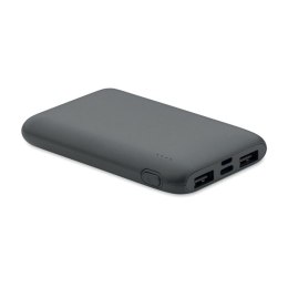 Power bank 5000 mAh kamienny szary