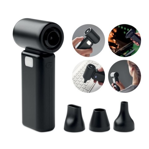 Przenośny wentylator turbo czarny