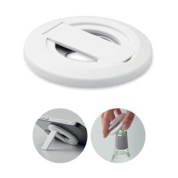 Uchwyt na telefon i otwieracz biały