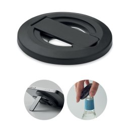 Uchwyt na telefon i otwieracz czarny