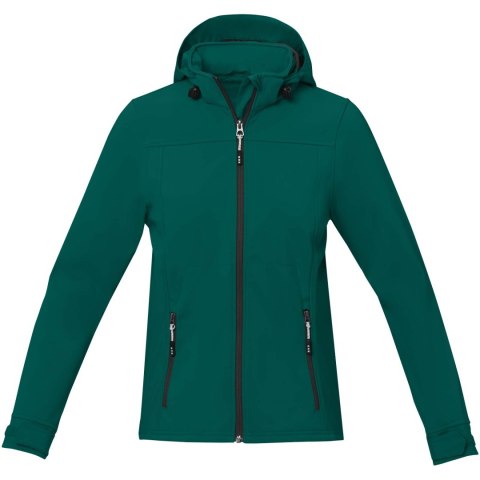 Damska kurtka softshell Langley forest green2