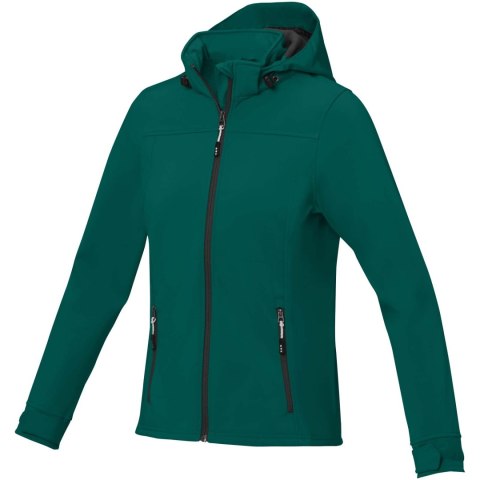 Damska kurtka softshell Langley forest green2