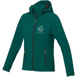 Damska kurtka softshell Langley forest green2