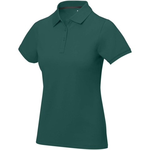 Damskie polo Calgary z krótkim rękawem forest green2
