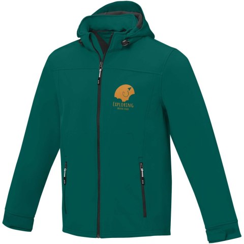 Męska kurtka softshell Langley forest green2