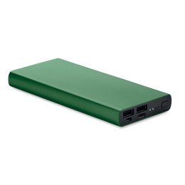Power bank 10000 mAh ciemnozielony