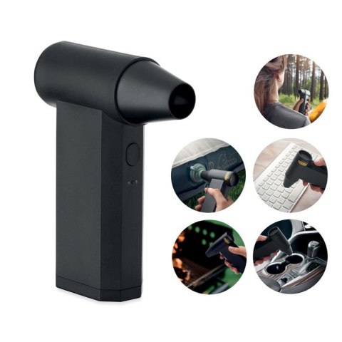 Przenośny wentylator turbo czarny