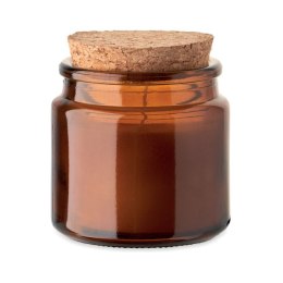 Świeca z wosku roślinnego 70gr brązowy