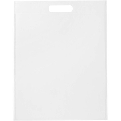 EcoSeal torba na zakupy o pojemności 5 l z włókniny z recyklingu z certyfikatem GRS biały