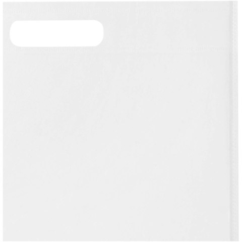 EcoSeal torba na zakupy o pojemności 5 l z włókniny z recyklingu z certyfikatem GRS biały