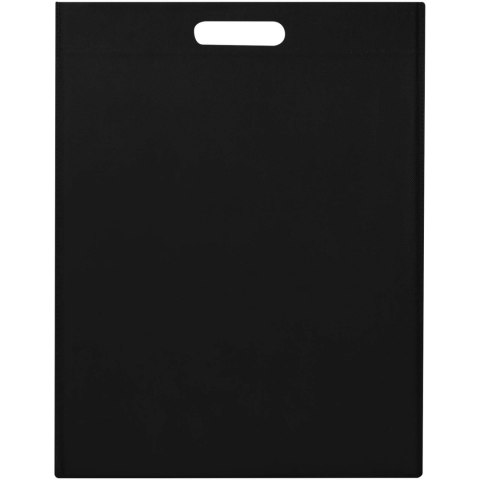 EcoSeal torba na zakupy o pojemności 5 l z włókniny z recyklingu z certyfikatem GRS czarny