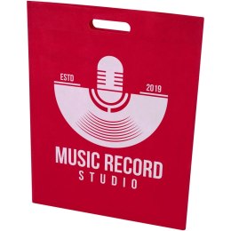 EcoSeal torba na zakupy o pojemności 5 l z włókniny z recyklingu z certyfikatem GRS czerwony