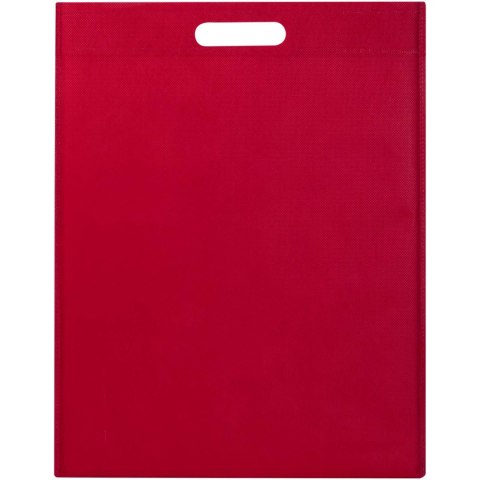 EcoSeal torba na zakupy o pojemności 5 l z włókniny z recyklingu z certyfikatem GRS czerwony