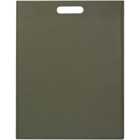 EcoSeal torba na zakupy o pojemności 5 l z włókniny z recyklingu z certyfikatem GRS leśny zielony