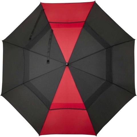 Jeff 55-calowy wiatroodporny parasol golfowy czerwony