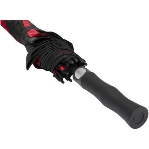 Jeff 55-calowy wiatroodporny parasol golfowy czerwony