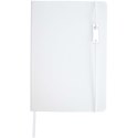Legato Elegance zestaw notatnik A5 w twardej okładce z piórem kulkowym biały podstawowy, czarny