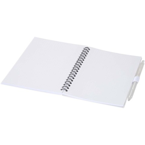 Niove zestaw notatnik w miękkiej okładce z tworzyw sztucznych pochodzących z recyklingu i długopis (niebieski tusz) b