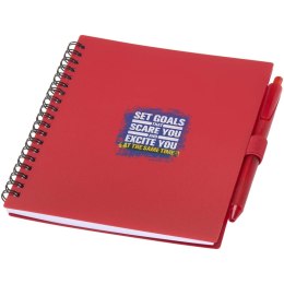 Niove zestaw notatnik w miękkiej okładce z tworzyw sztucznych pochodzących z recyklingu i długopis (niebieski tusz) c