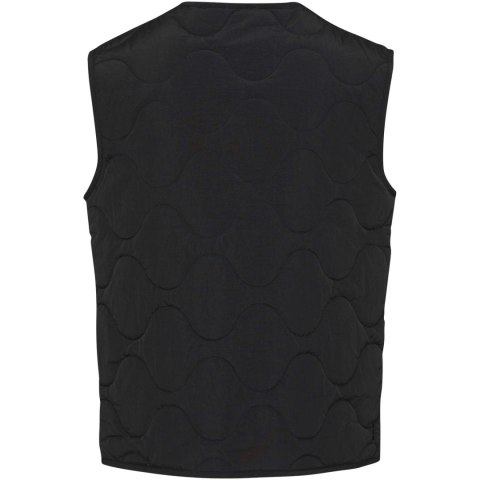 Quartz pikowany bezrękawnik typu unisex z recyklingu z certyfikatem GRS czarny