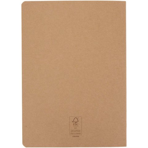 Slyk notatnik A5 kraft z kartkami w linie piasek pustyni