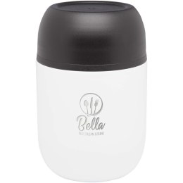 Supo dwuścienny pojemnik śniadaniowy wykonany ze stali nierdzewnej z recyklingu o pojemności 480 ml biały