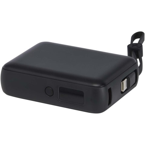 Acrux powerbank do tabletu o pojemności 10 000 mAh i mocy 35 W z wbudowanym kablem typu C - wykonany z tworzyw sztucz