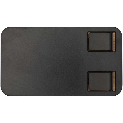 Alfirk składany stojak na telefon z tworzyw sztucznych pochodzących z recyklingu z elementami bambusowymi czarny