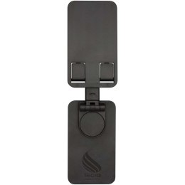 Alhena składany uchwyt na telefon z z tworzyw sztucznych pochodzących z recyklingu z metalową podstawką biurkową czar