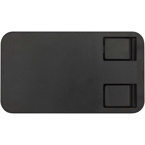 Alhena składany uchwyt na telefon z z tworzyw sztucznych pochodzących z recyklingu z metalową podstawką biurkową czar