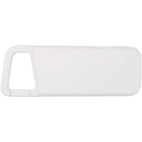 Alkes wodoodporny powerbank z karabińczykiem o pojemności 5000 mAh i mocy 12 W, wykonany z tworzyw sztucznych pochodz