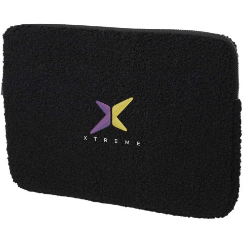 Bear 13-calowe etui sherpa na laptopa z recyklingu z certyfikatem GRS, o pojemności 2 l czarny