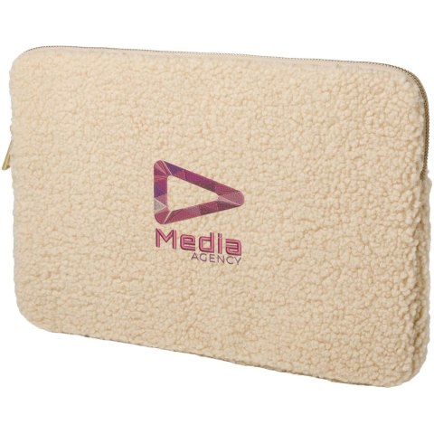 Bear 13-calowe etui sherpa na laptopa z recyklingu z certyfikatem GRS, o pojemności 2 l piasek pustyni