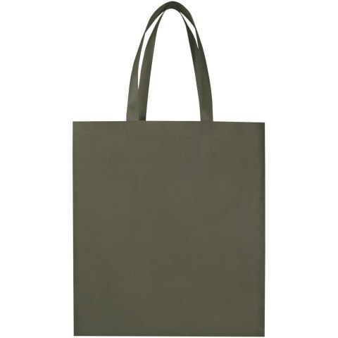 EcoSeal torba na zakupy z dnem wykonana z włókiny z recyklingu z certyfikatem GRS o pojemności 12 l leśny zielony