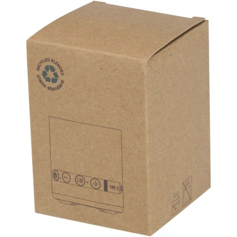 Hunor głośnik bezprzewodowy o mocy 3 W z tworzyw sztucznych pochodzących z recyklingu biały