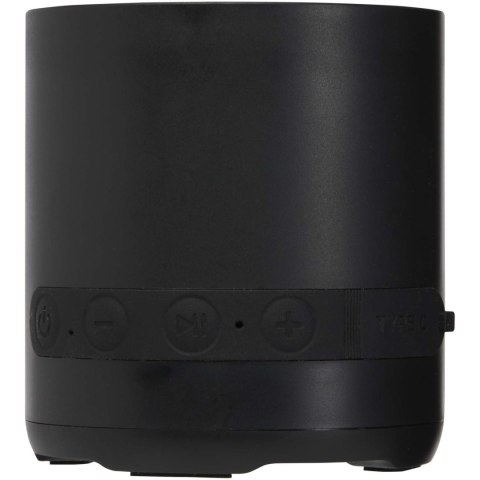 Hunor głośnik bezprzewodowy o mocy 3 W z tworzyw sztucznych pochodzących z recyklingu czarny