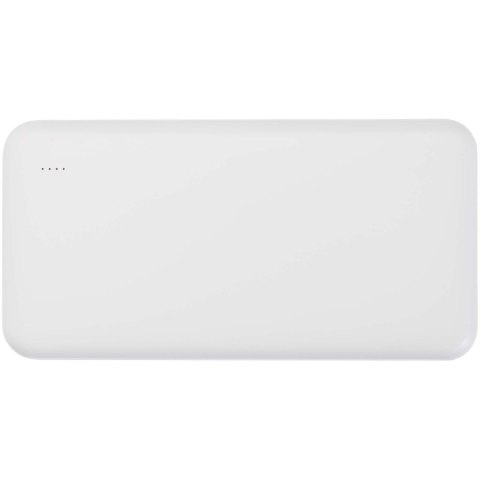 Intan powerbank o pojemności 10 000 mAh i mocy 10 W z tworzyw sztucznych pochodzących z recyklingu biały