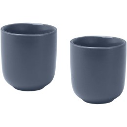 Male filiżanki ceramiczne do espresso o pojemności 90 ml - zestaw 2 sztuk hale blue