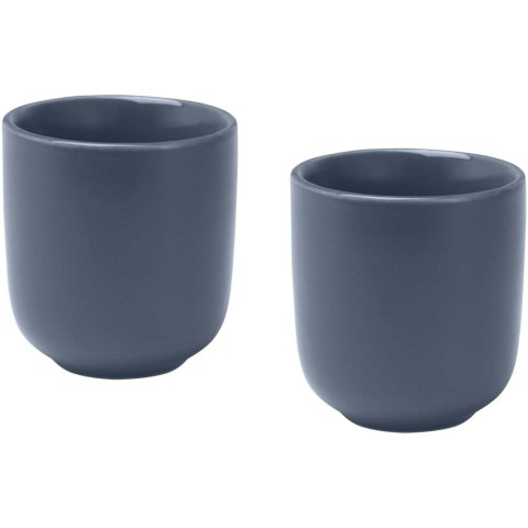 Male filiżanki ceramiczne do espresso o pojemności 90 ml - zestaw 2 sztuk hale blue