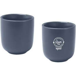 Male filiżanki ceramiczne do espresso o pojemności 90 ml - zestaw 2 sztuk hale blue