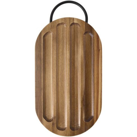 Prestige deska do krojenia z drewna akacjowego z nożem do chleba drewno