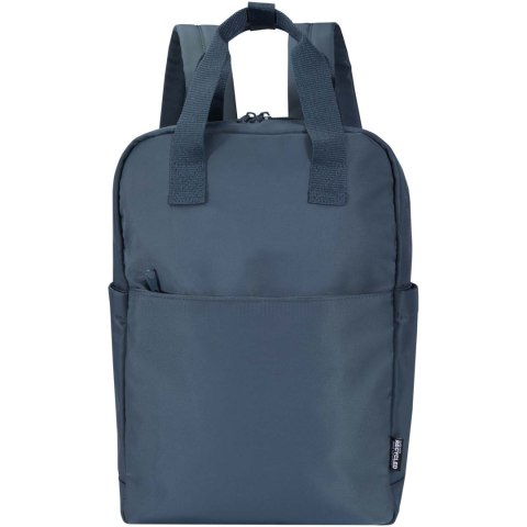 Trip Aware™, plecak na laptopa 14 cali wykonany z materiałów z recyklingu, 9 l hale blue